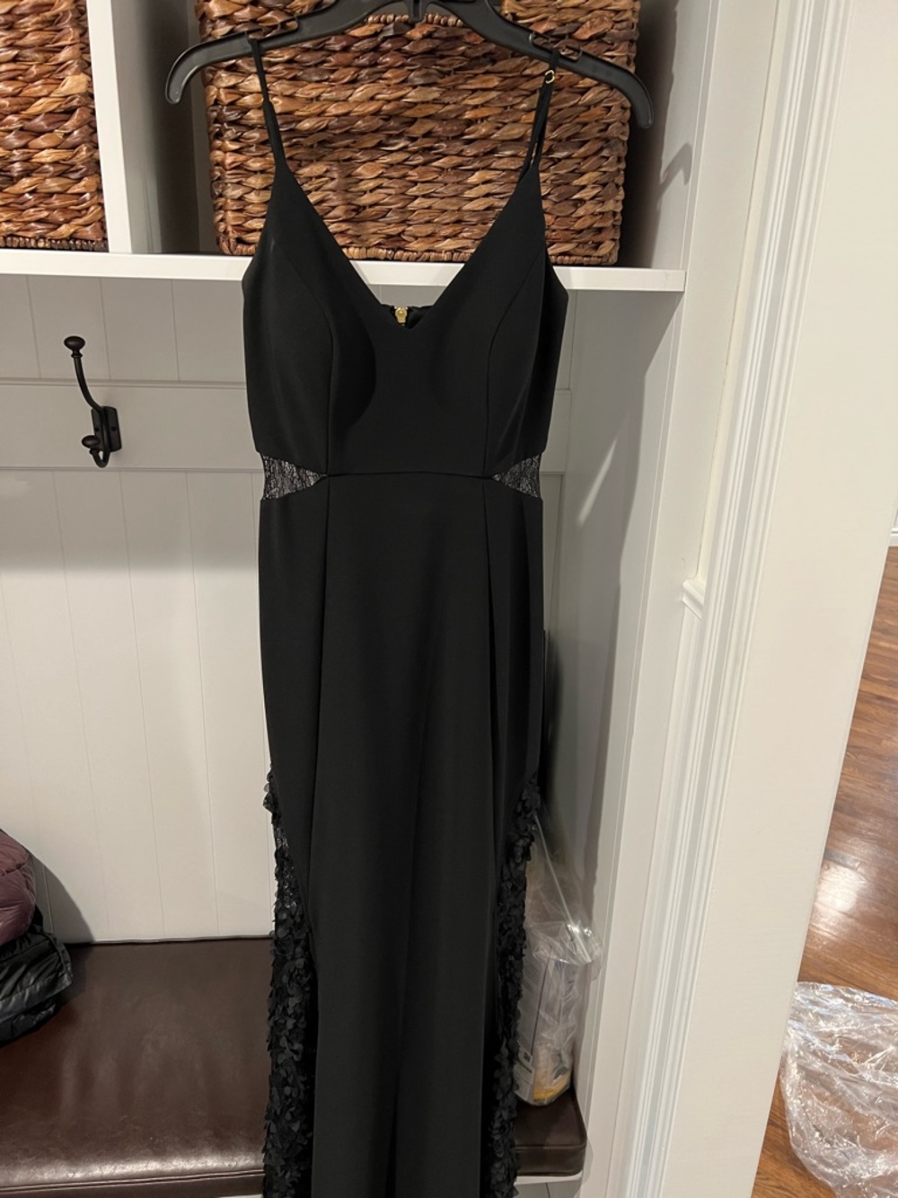 Black Gown with Lace